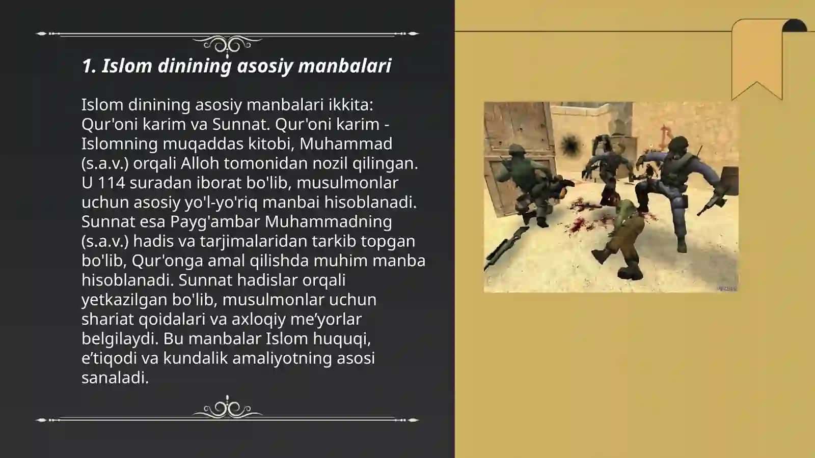 Islom dinining asosiy manbalari 3