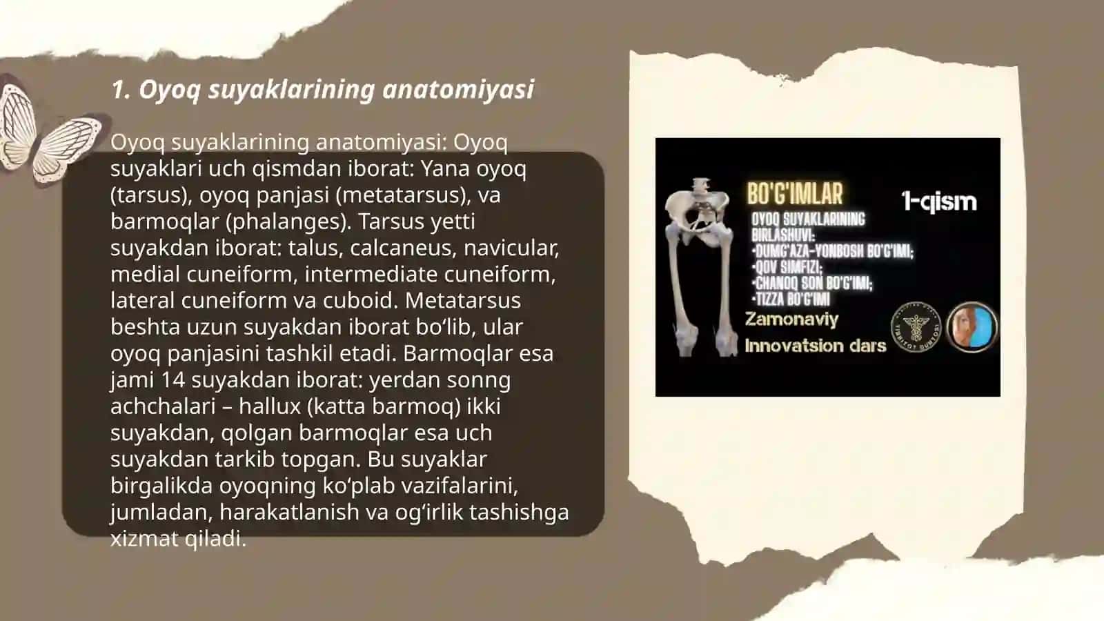 Oyoq sohasidagi suyaklarining birlashuvi 3