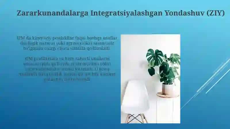 Zararkunandalarga Integratsiyalashgan Yondashuv 3