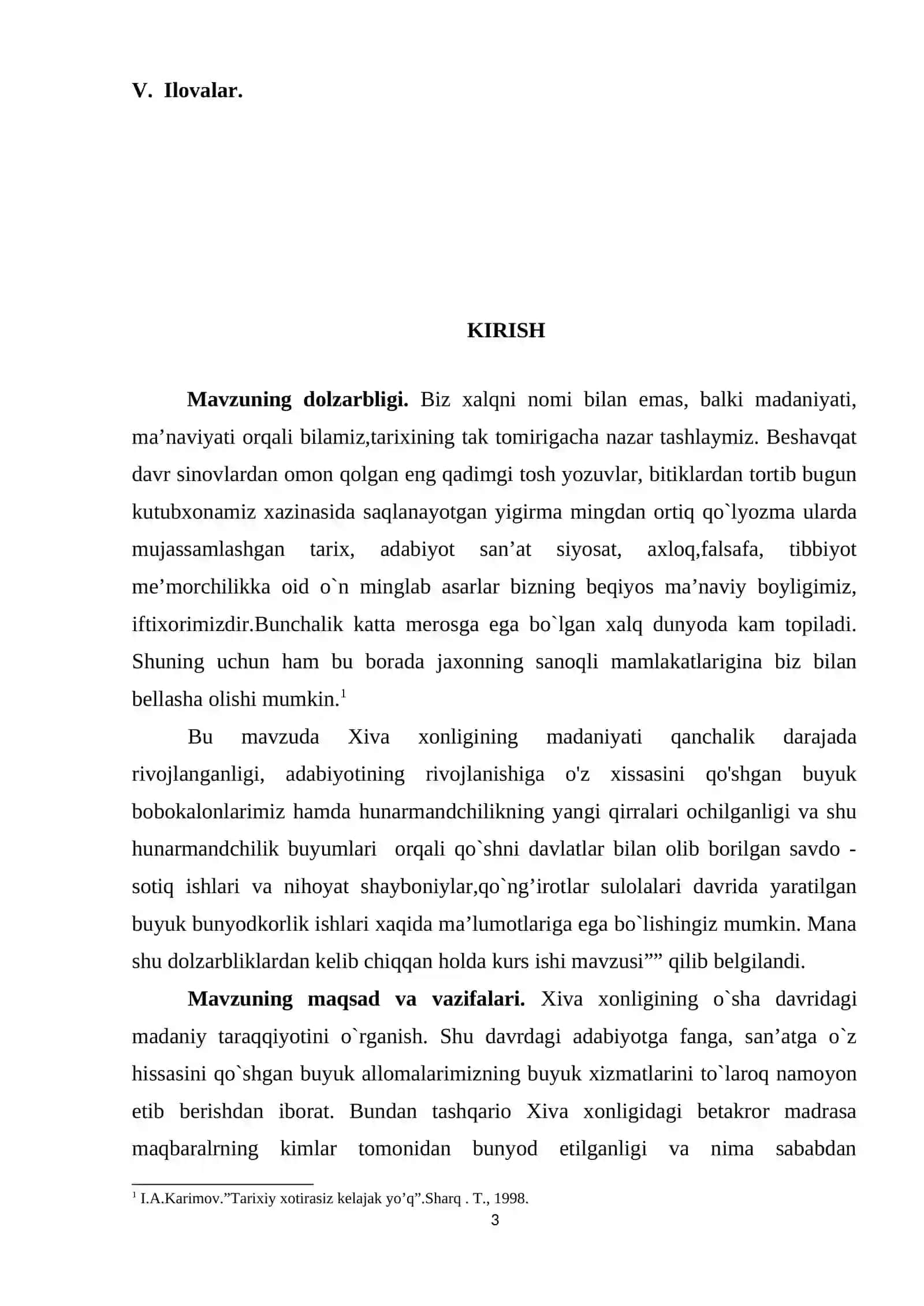 “Qasidaiy nasihat” asarida Ogahiyning xonlarga pand - nasihati 3