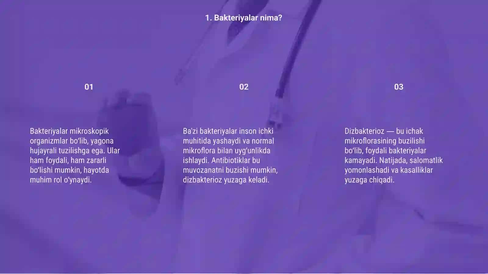 Bakteriyalar Antibiotiklar va Organizm 3