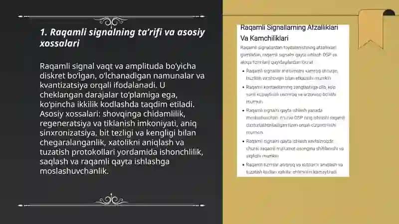 Raqamli signallar 3