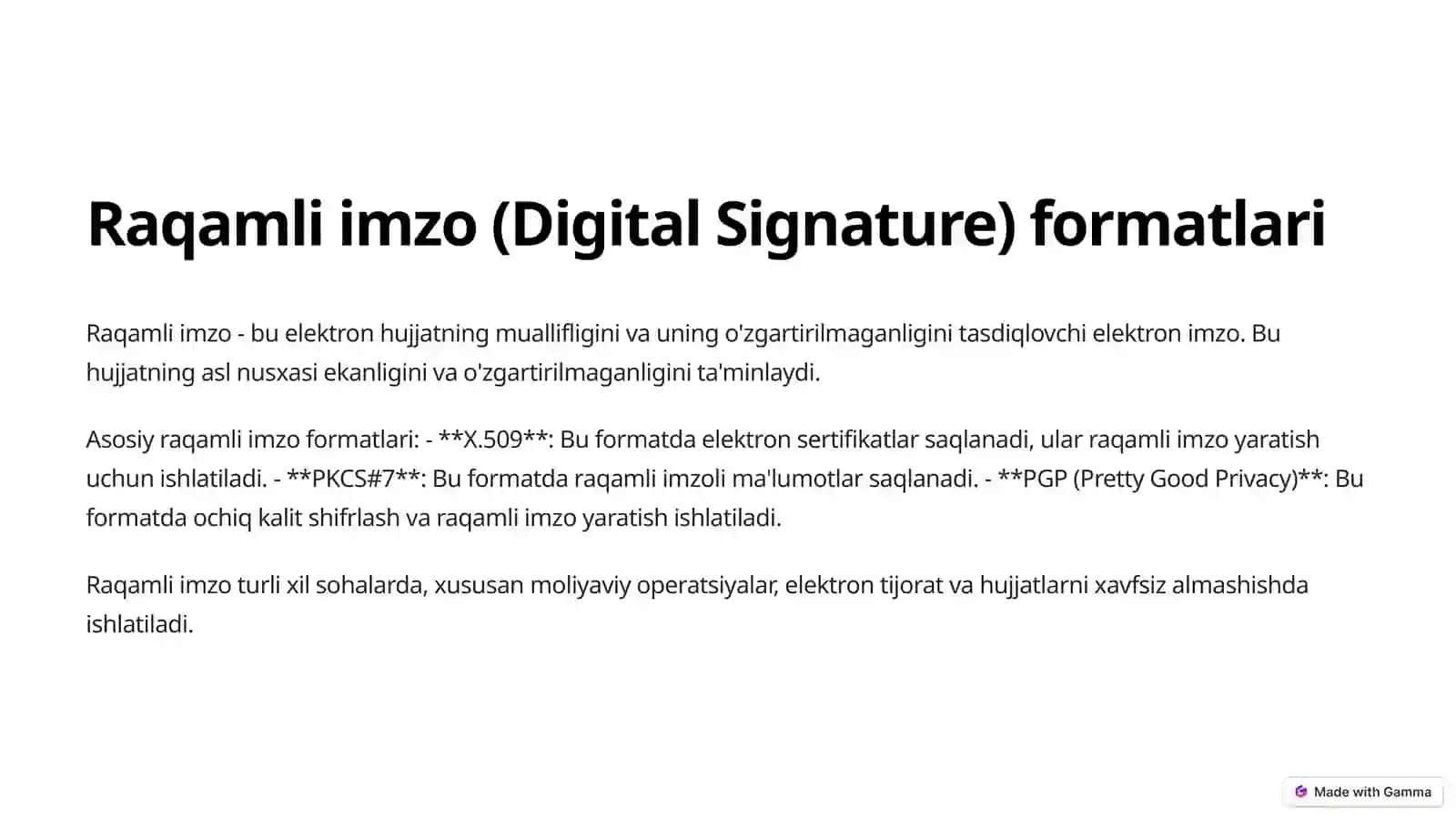 Maxsus belgilash formatlari 3