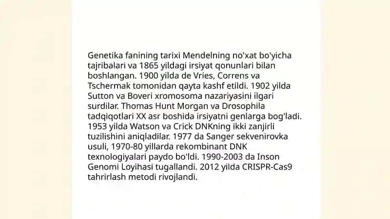 Genetika faniga kirish 3