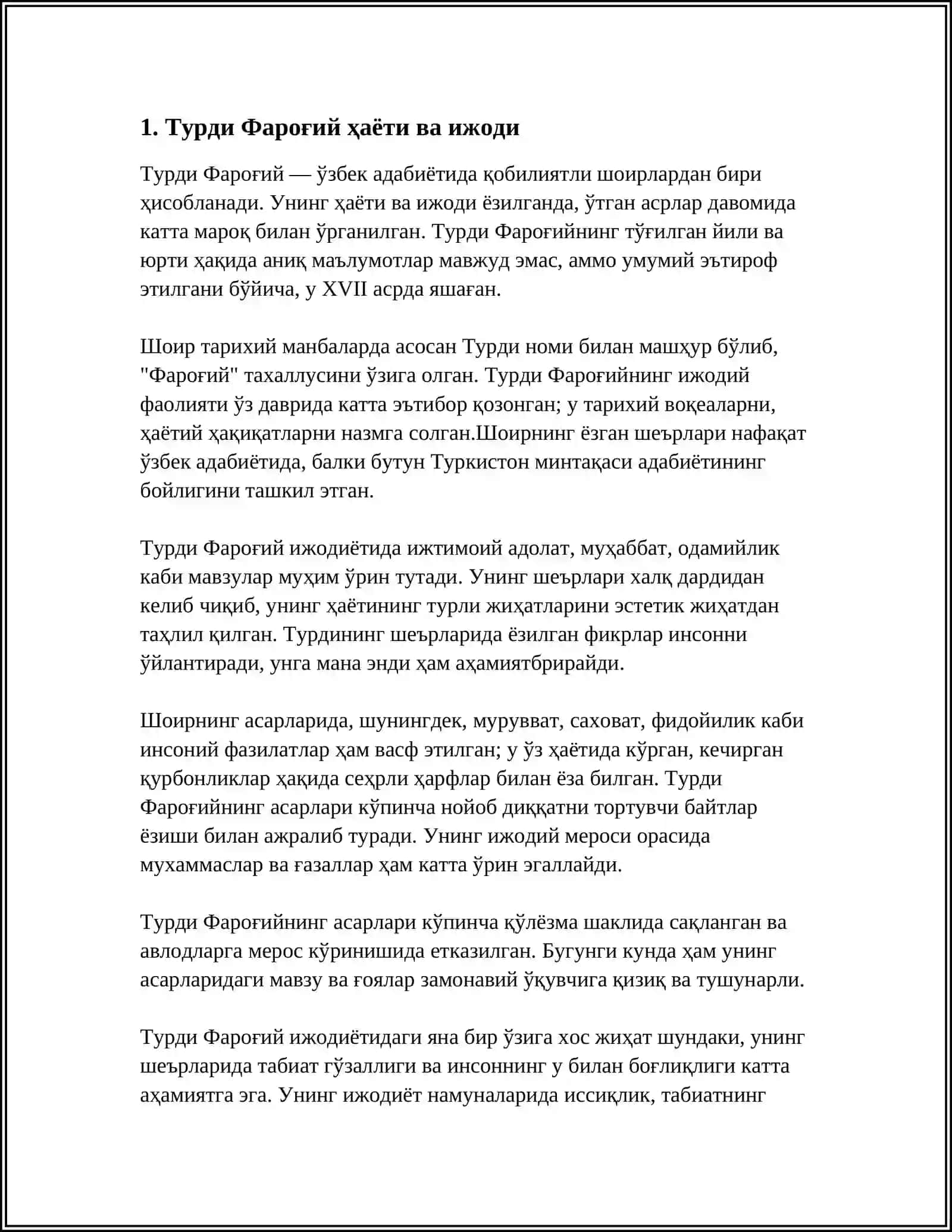 TURDI FAROĞIY ADABIY MEROSI 3