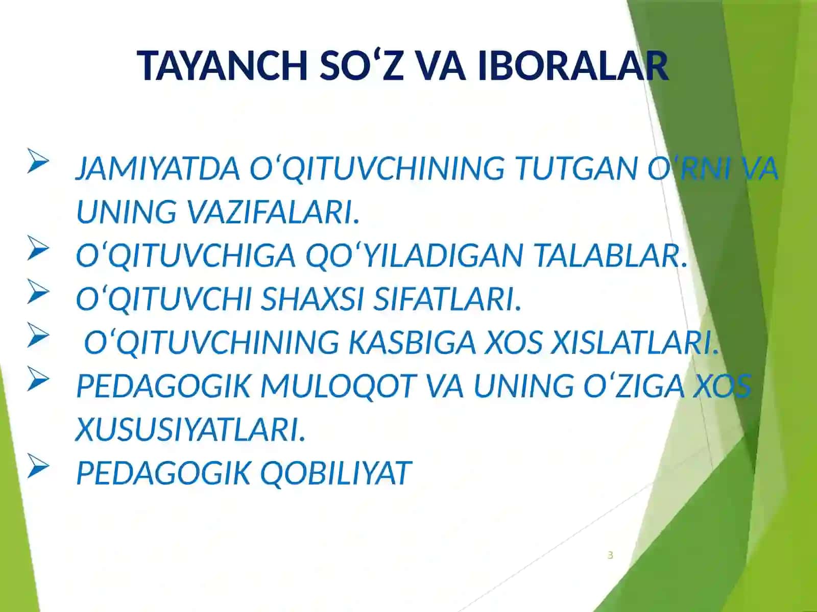 PEDAGOG PSIXOLOGIYASI 3
