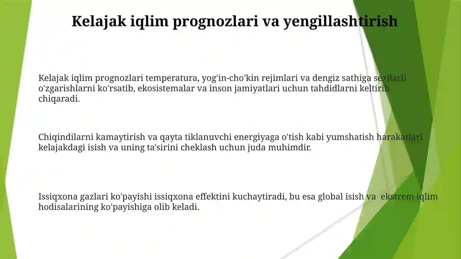 Atmosferaning Issiqlik Balansi va Issiqxona Effekti 3