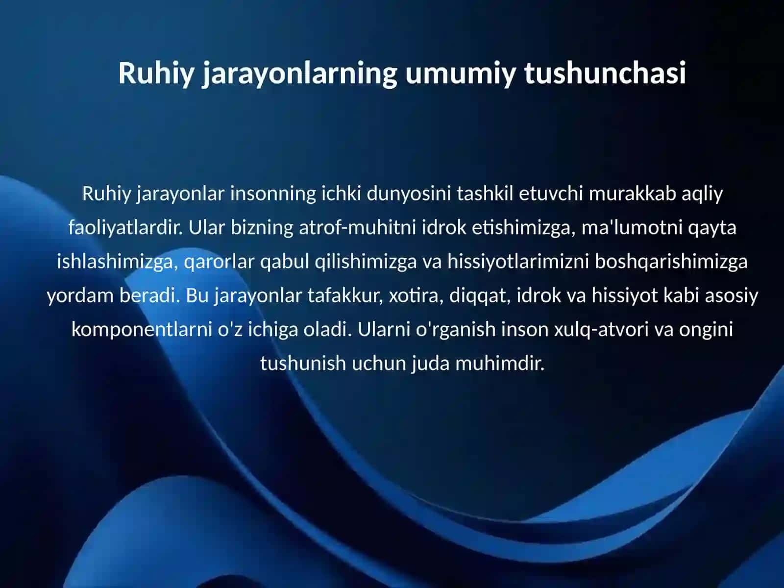 Ruhiy jarayonlar va ularning topik joylashuvi 3