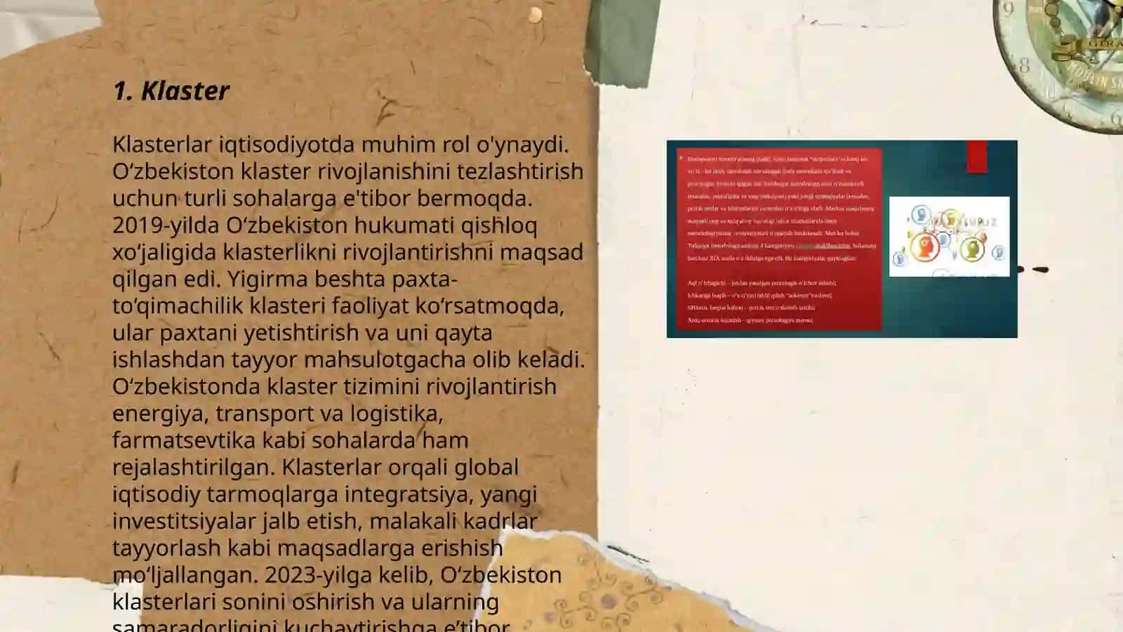 Klasterlar iqtisodiyotda 3