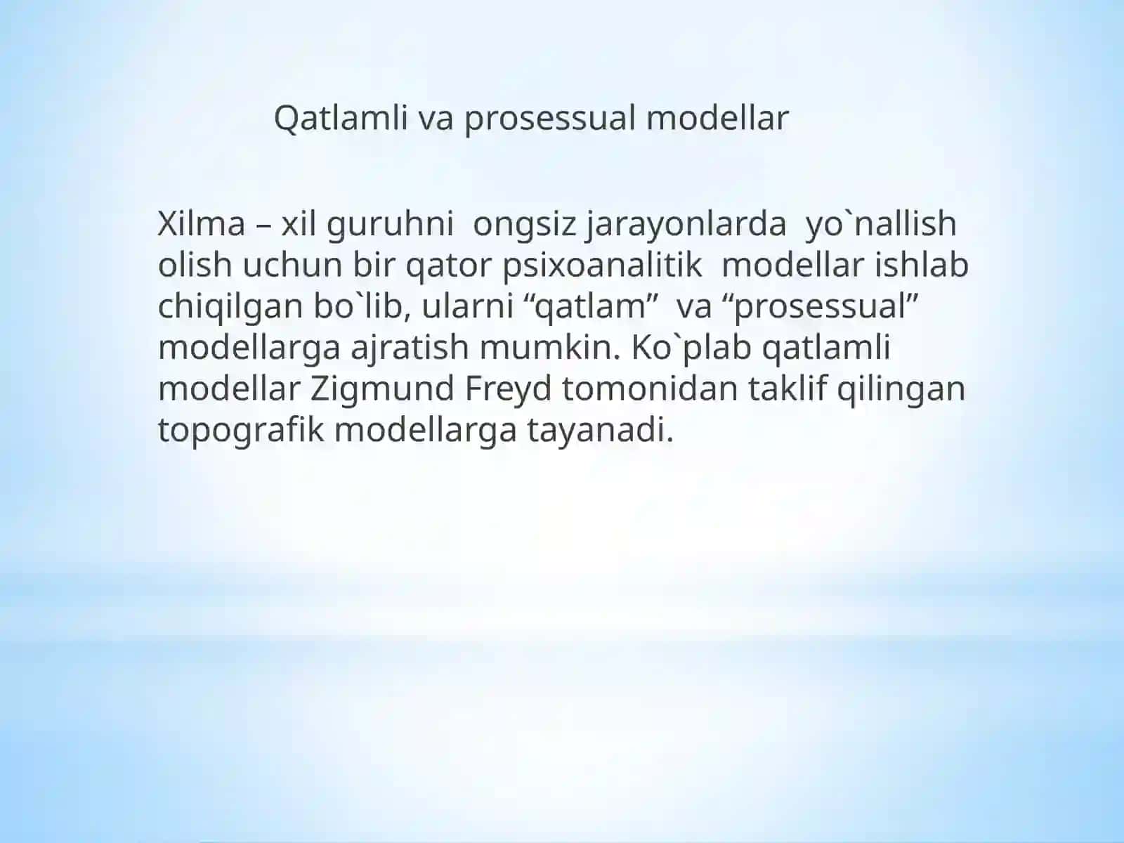 Guruhiy terapiya metodlari va nazariyalar 3