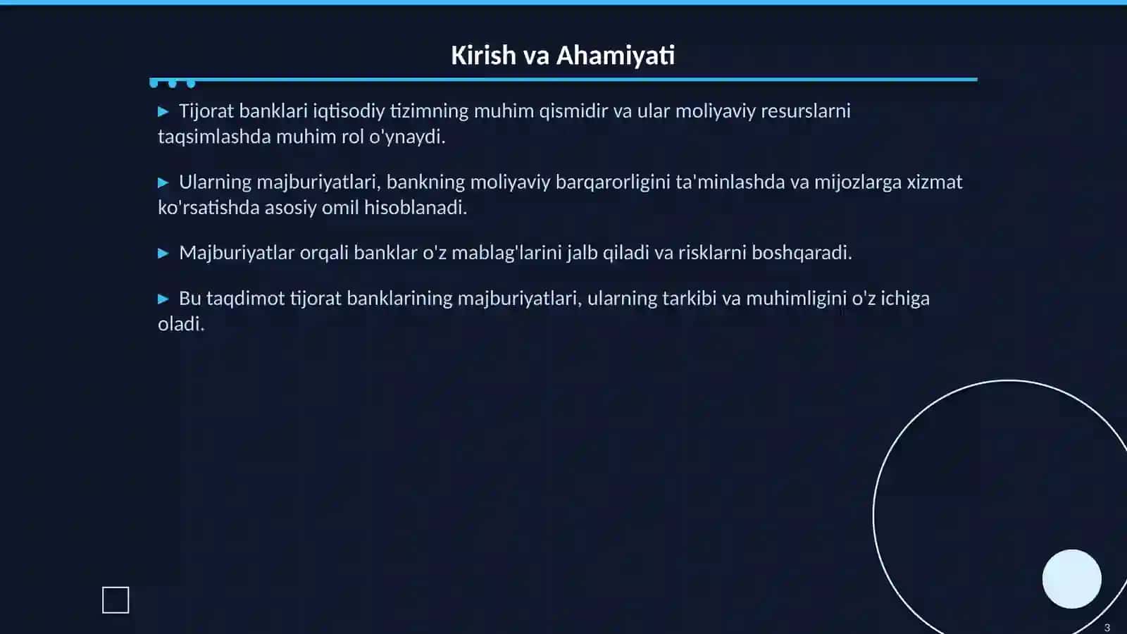 Tijorat Banklarining Majburiyatlari 3