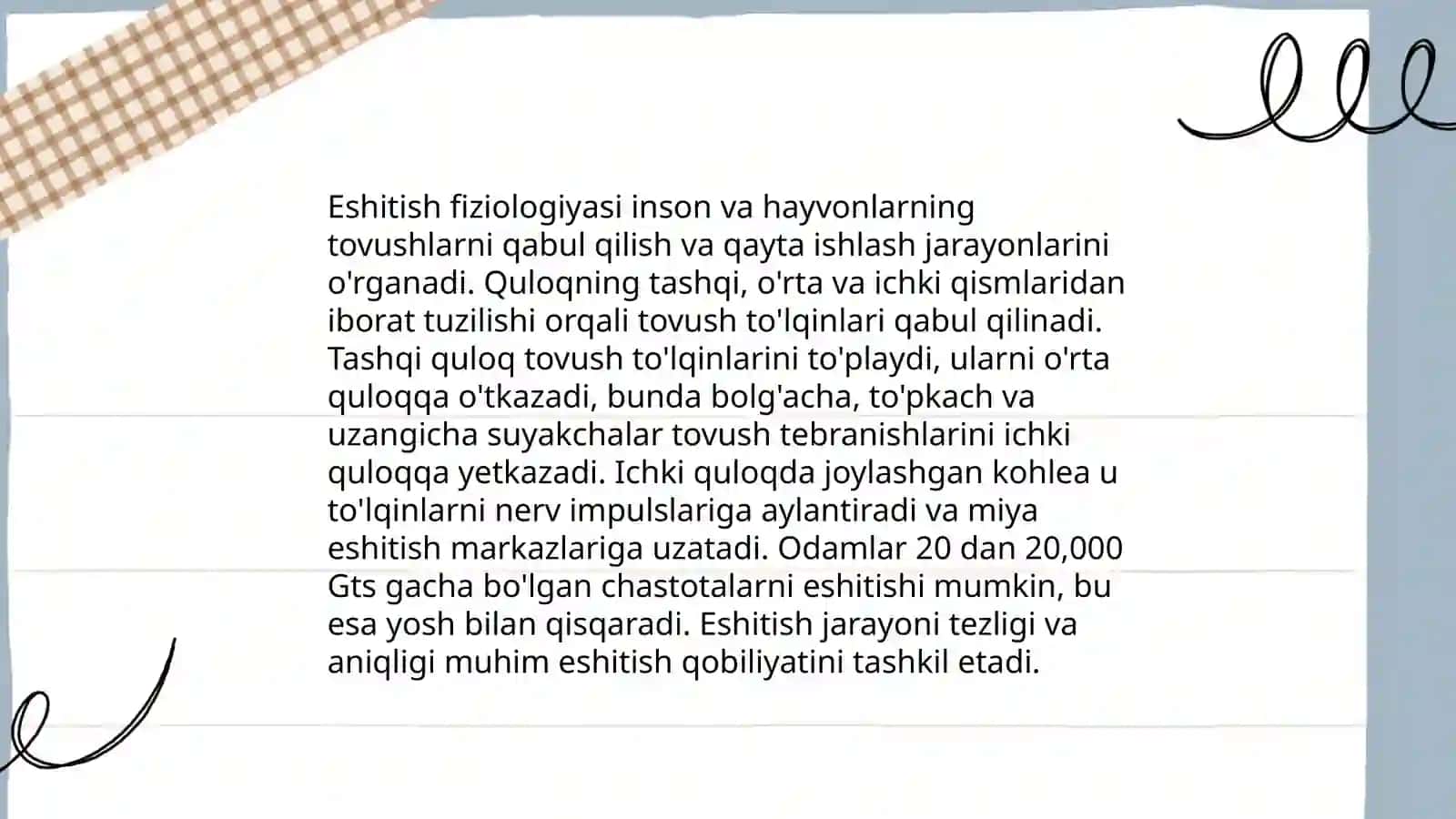 Eshitish fiziologiyasi 3