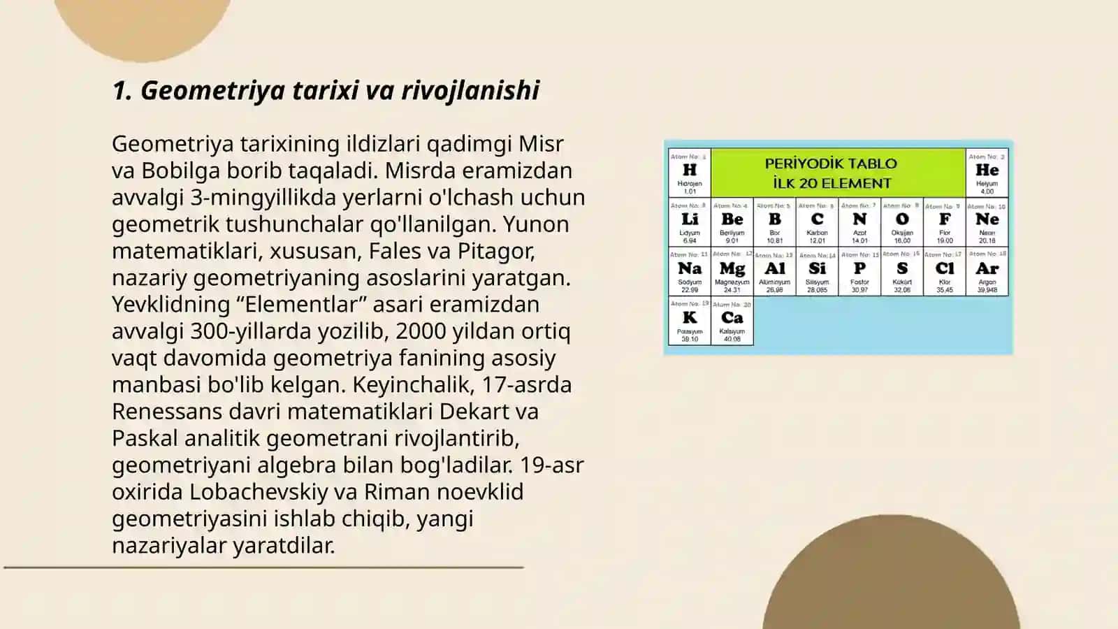 Geometriya elementlari mavzusini òrganish 3