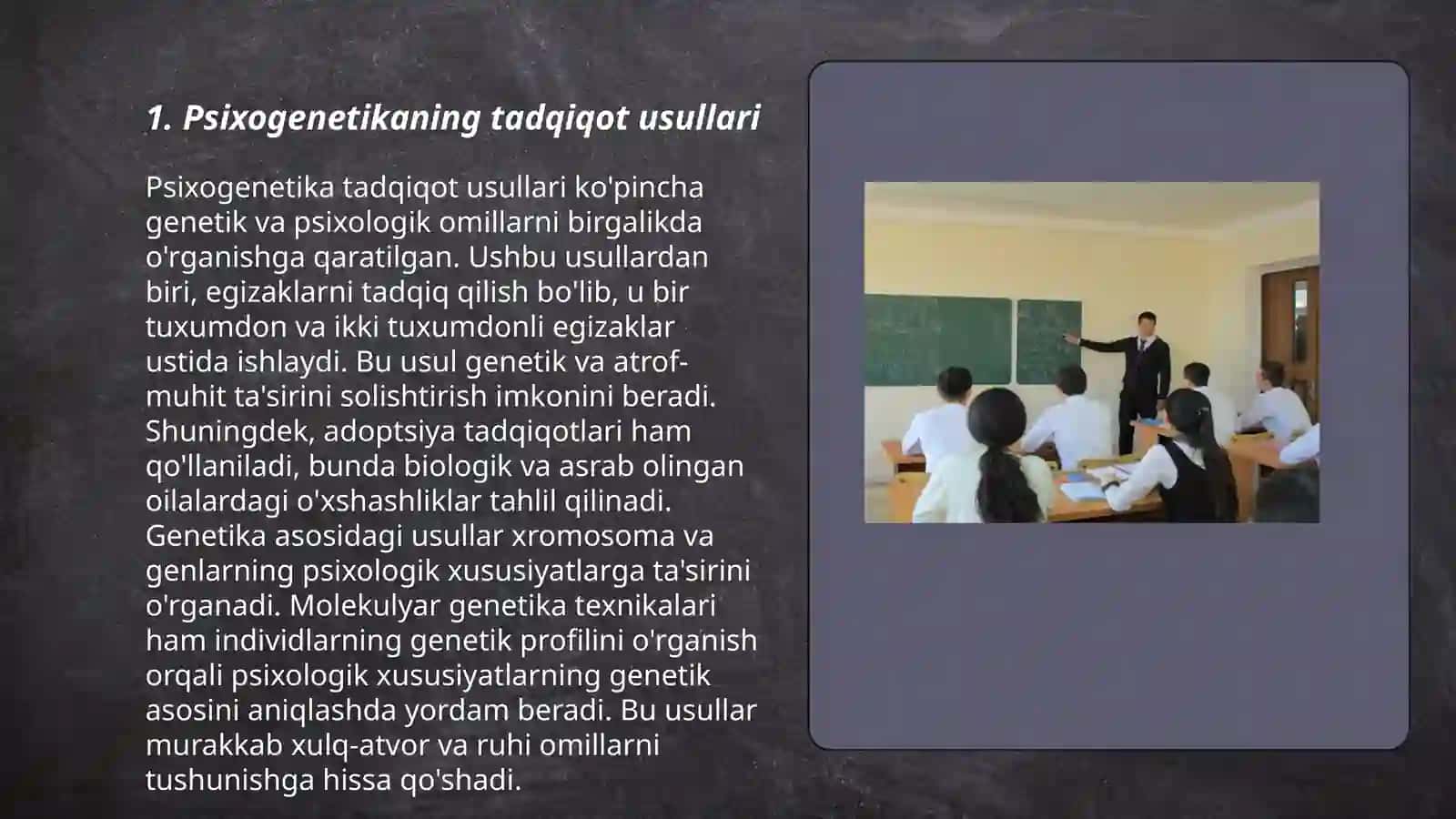 Psixogenetikaning asosiy metodlari 3