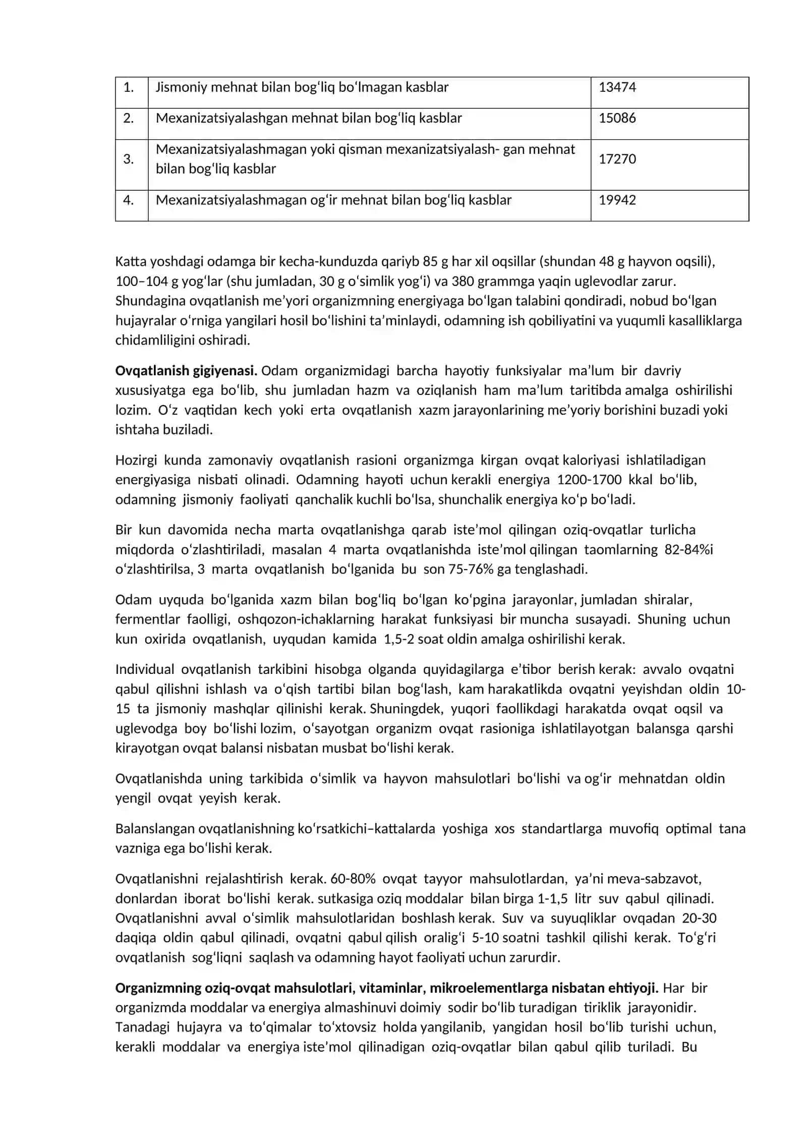 Ovqаtlаnish va rivojlanishga ta’siri 3
