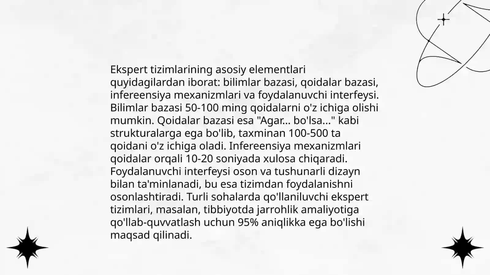 Expert tizmlari 3