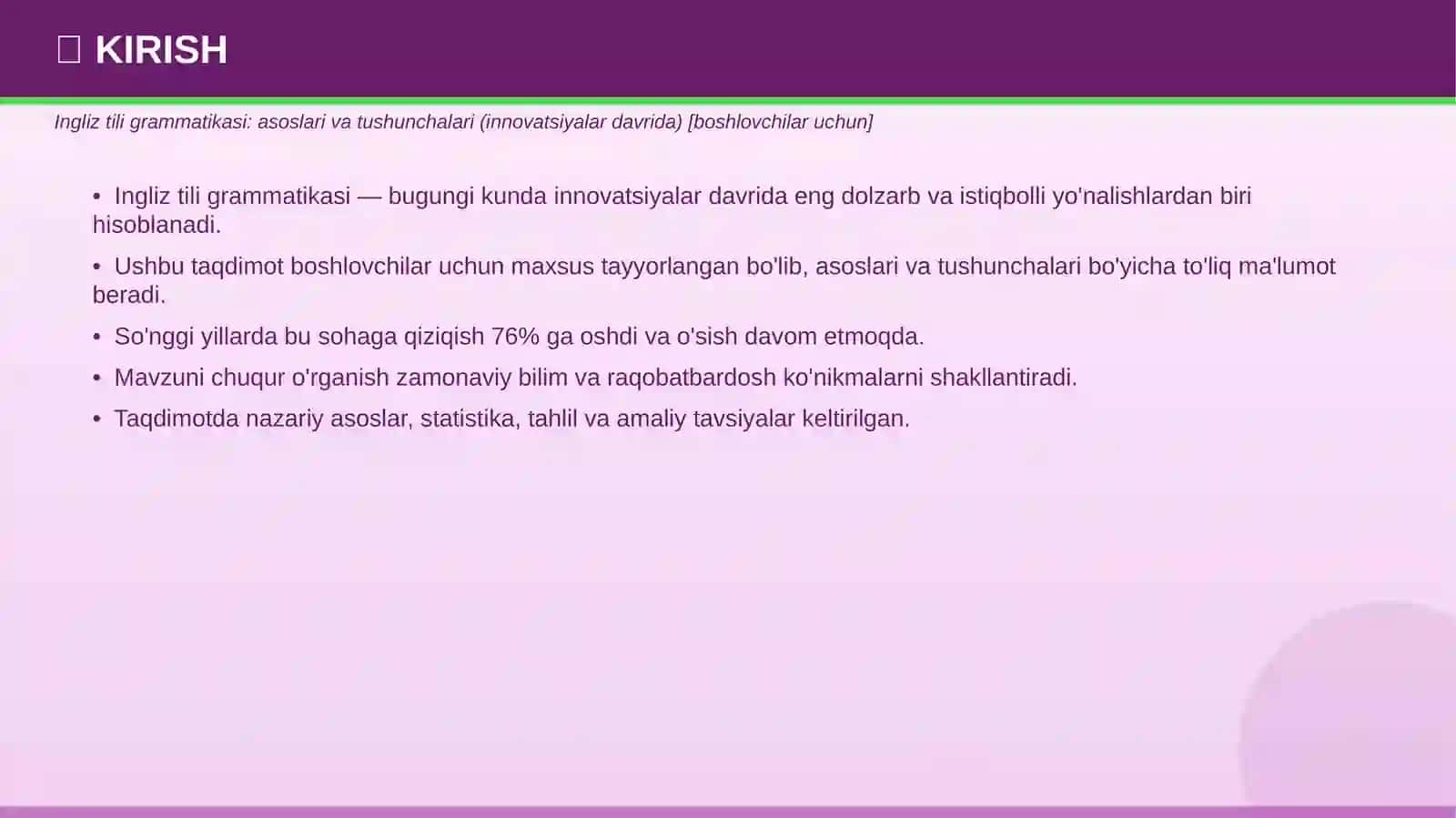 INGLIZ TILI GRAMMATIKASI 3