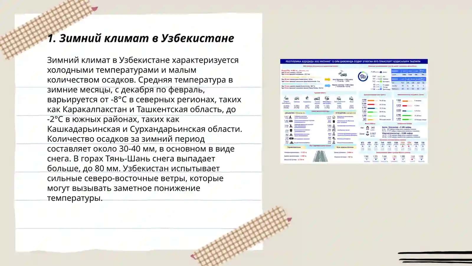 Зимний климат в Узбекистане 3