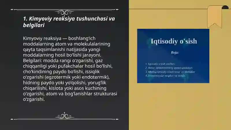 Kimyoviy reakaiyalar va uning siniflarga bolinishi 3