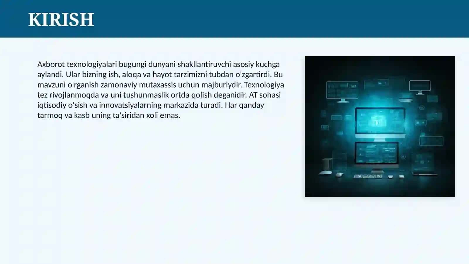 AXBOROT TEXNOLOGIYALARI 3