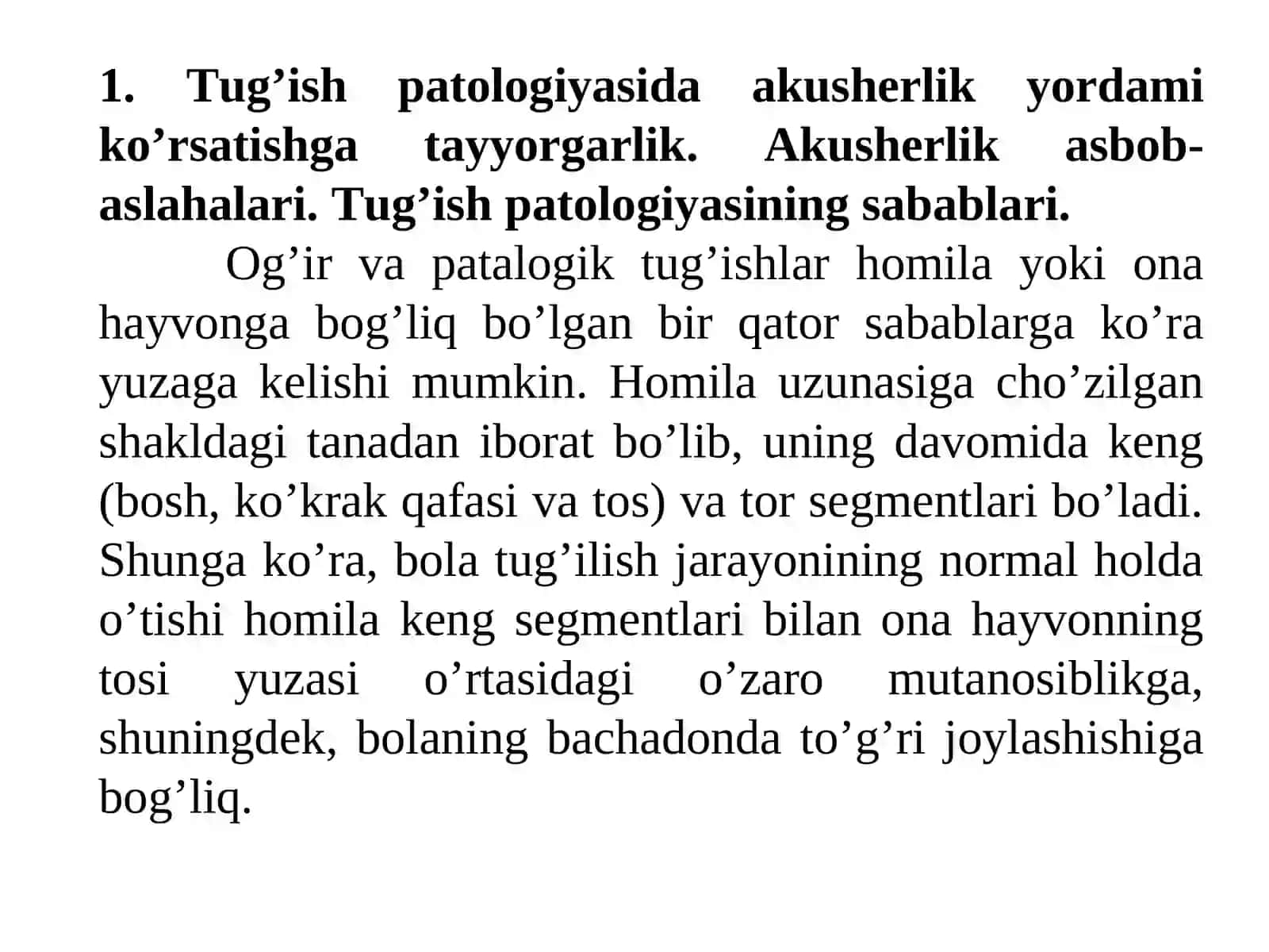 9-ma’ruza.TUG‘ISHDA UCHRAYDIGANKASALLIKLAR 3