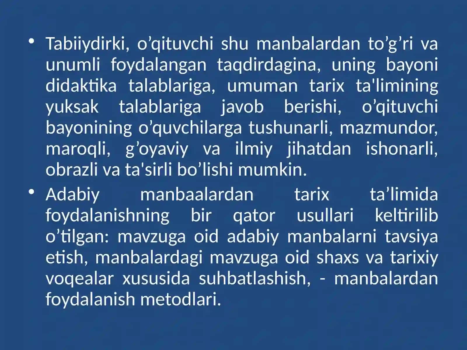 Tarixtizimi va tarixiy-badiiy adabiyotlar 3