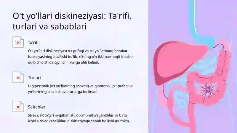 O't yo'llari diskineziyasi va Jigar sirrozi 3