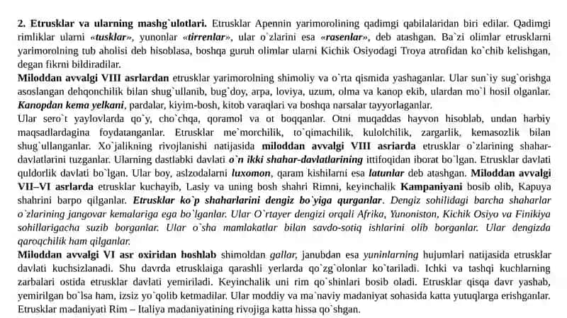 Ilk Rimsivilizatsiyasi 3
