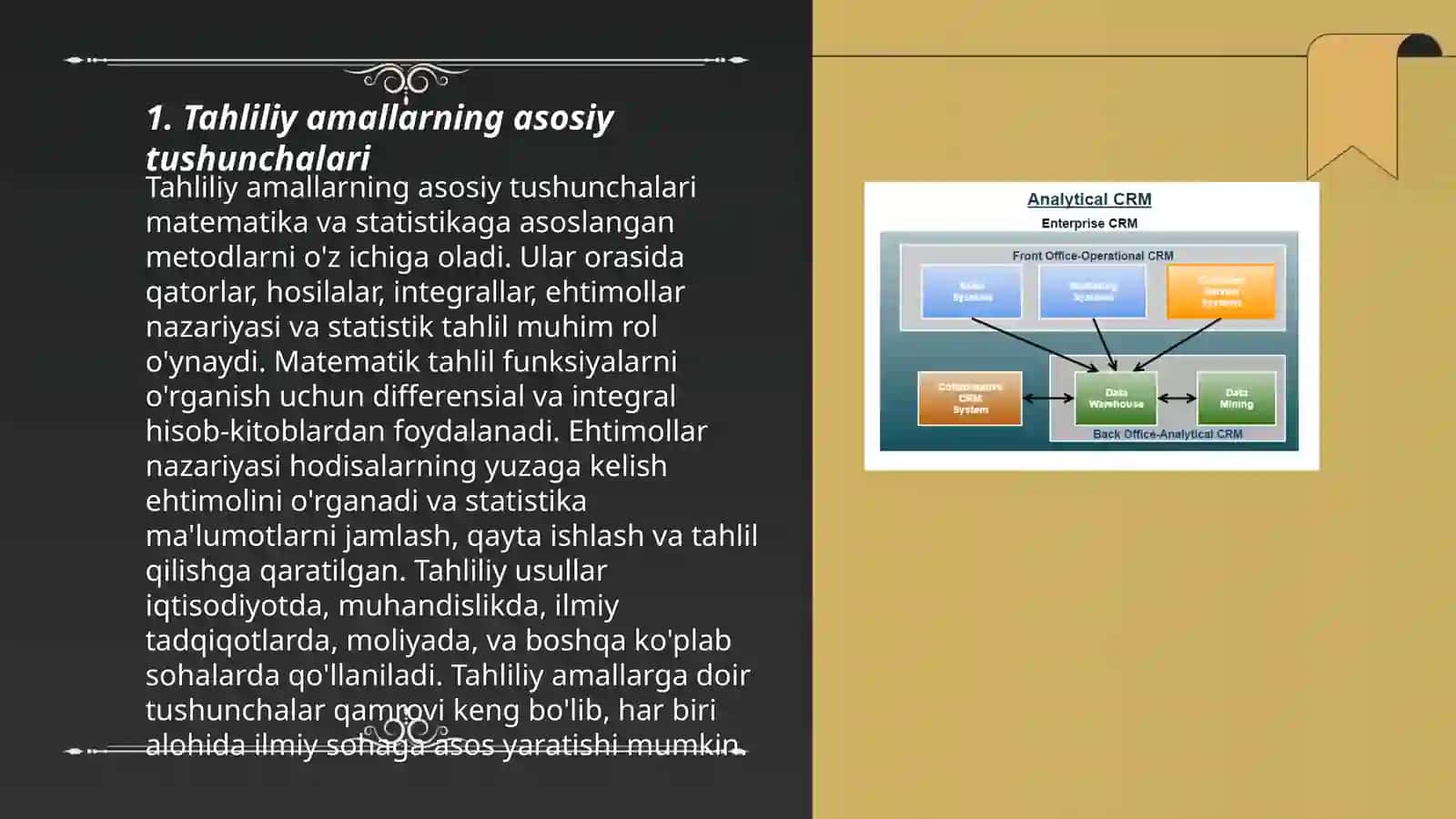 Tahliliy amallar 3
