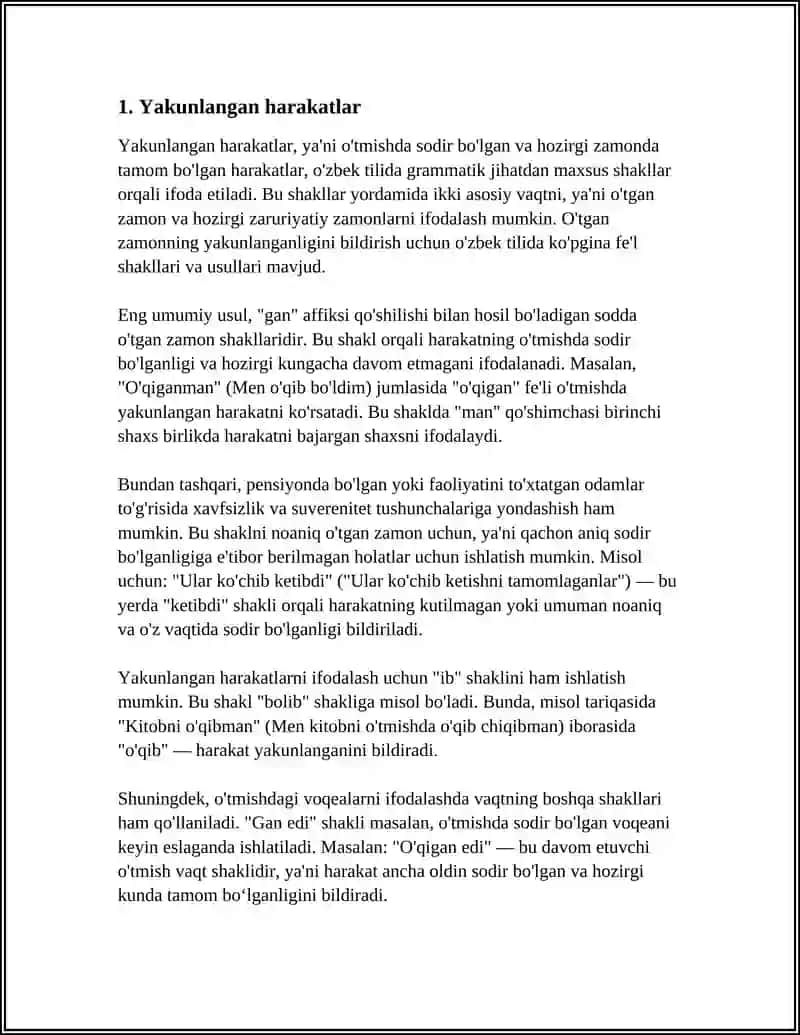 HARAKAT TURLARI 3