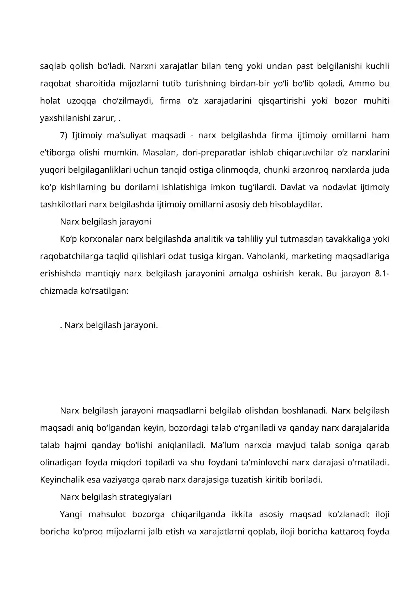 Mahsulot narxlarini belgilash strategiyalari 3