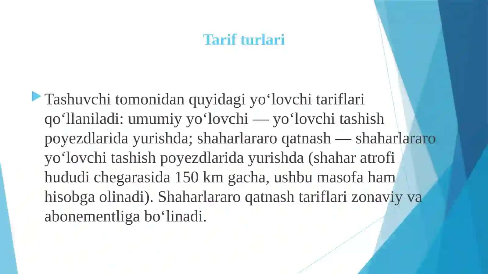 5-MA’RUZA. TARIFLAR VA YIG’IMLAR 3