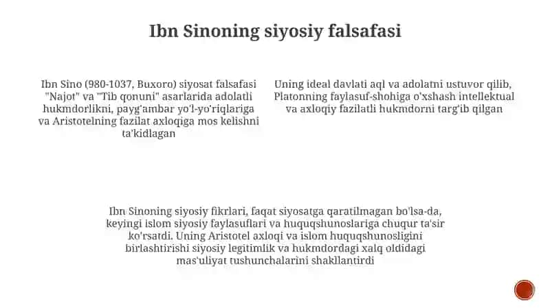 Ibn Sinoning falsafiy va ilmiy merosi 3