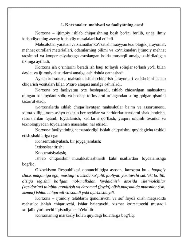 Korxonalarning tashkiliy-huquqiy shakllari 3