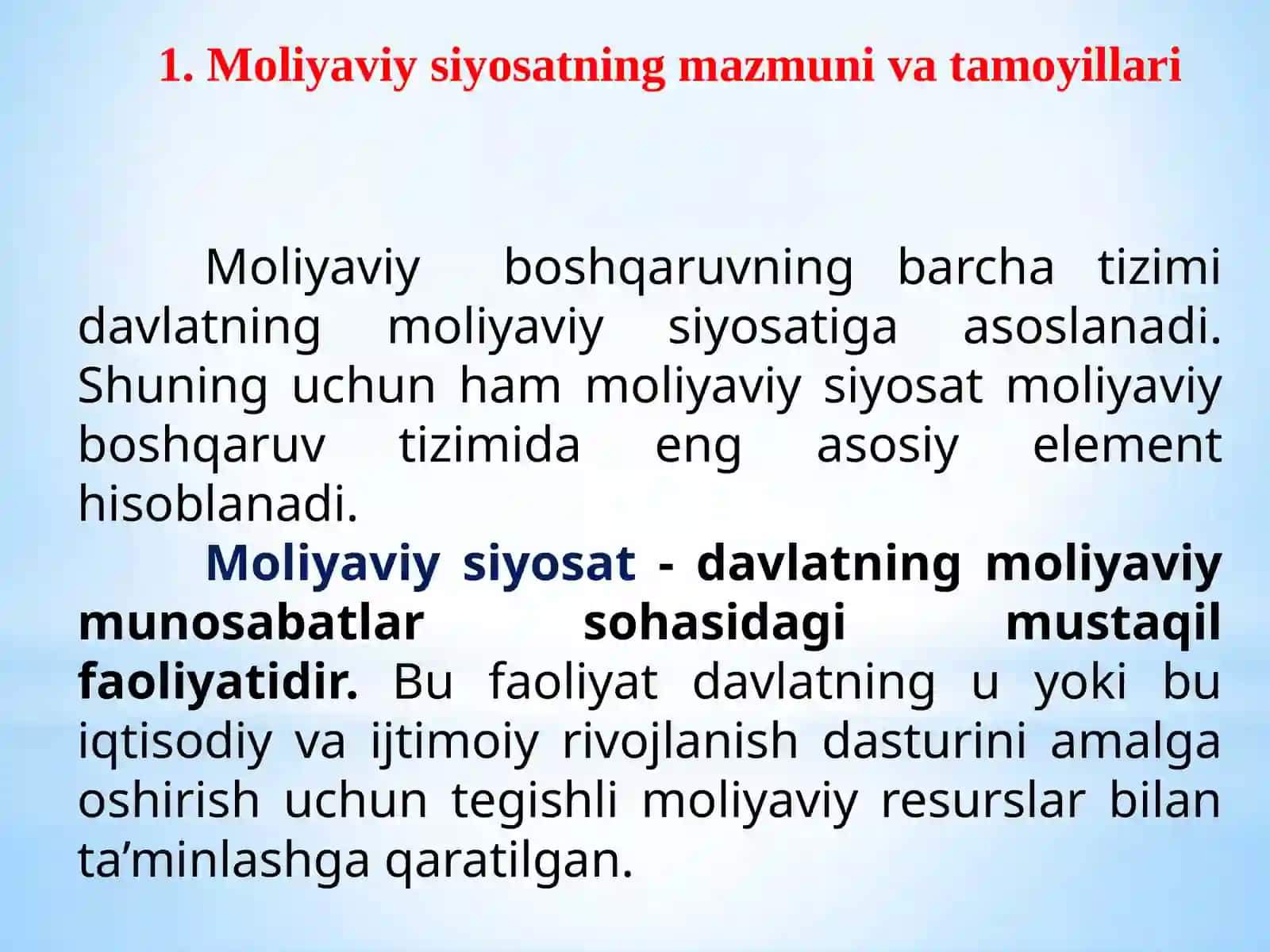 Moliyaviy siyosat 3
