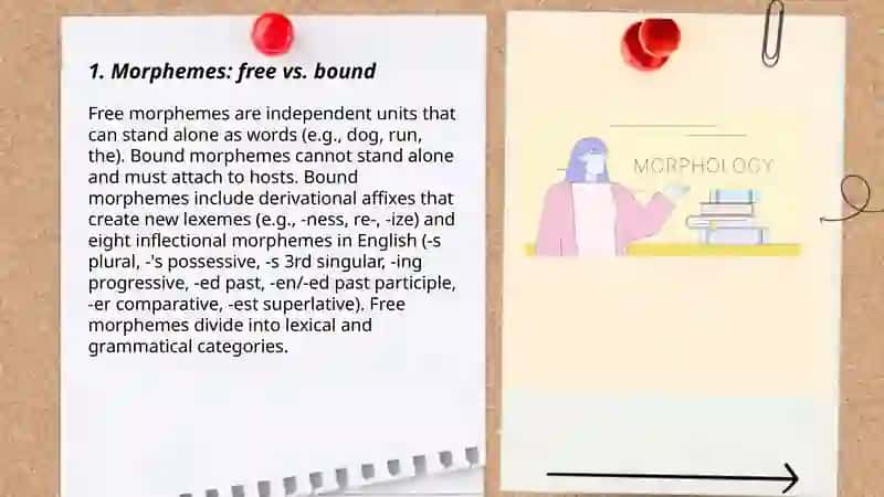Morphological structure of the English language 3