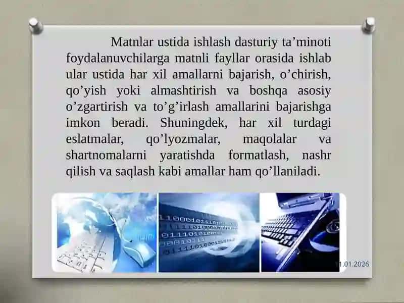 Zamonaviy matn redaktorlari 3