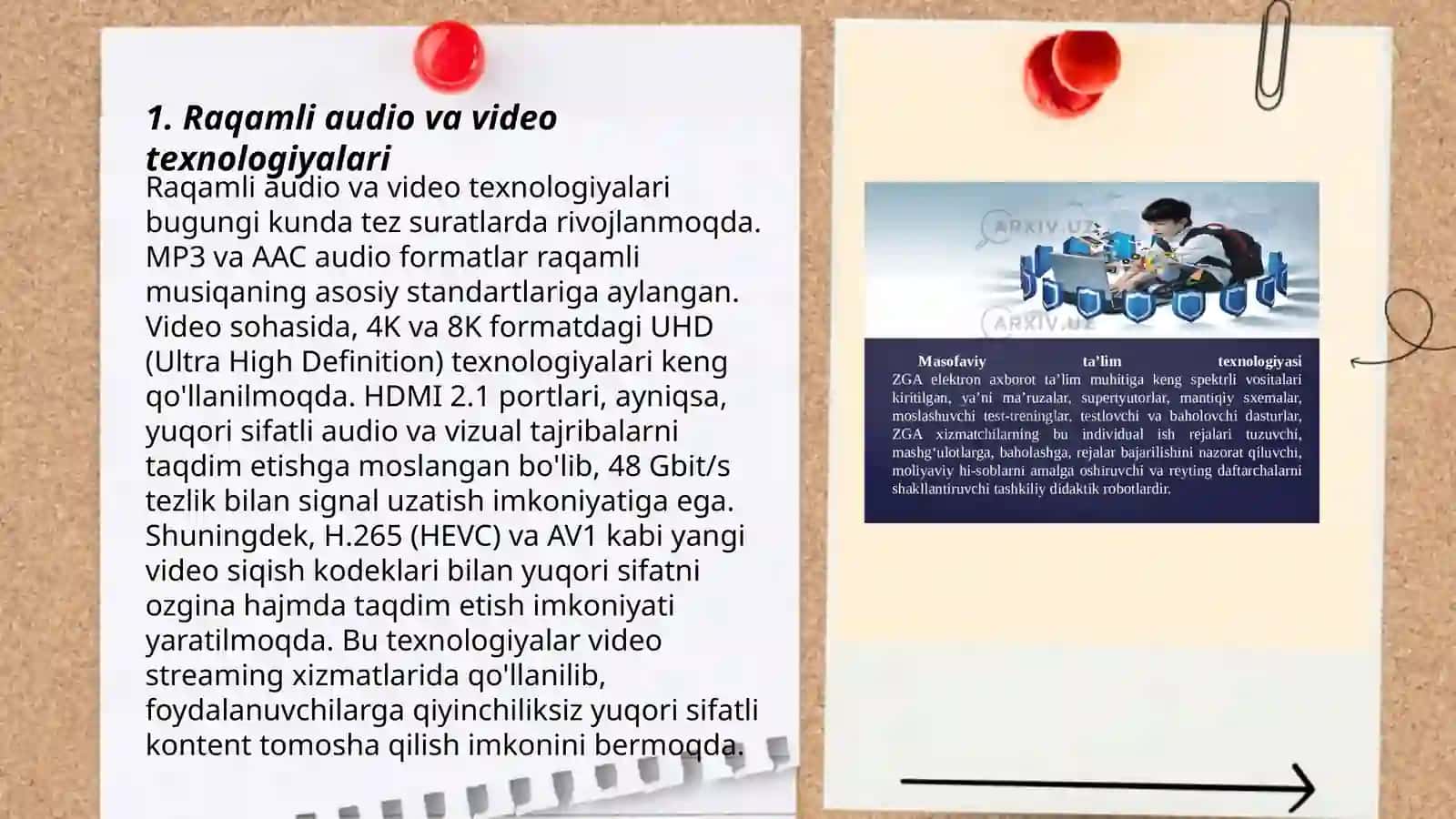 Multimedia texnologiyasining texnik vositalari 3