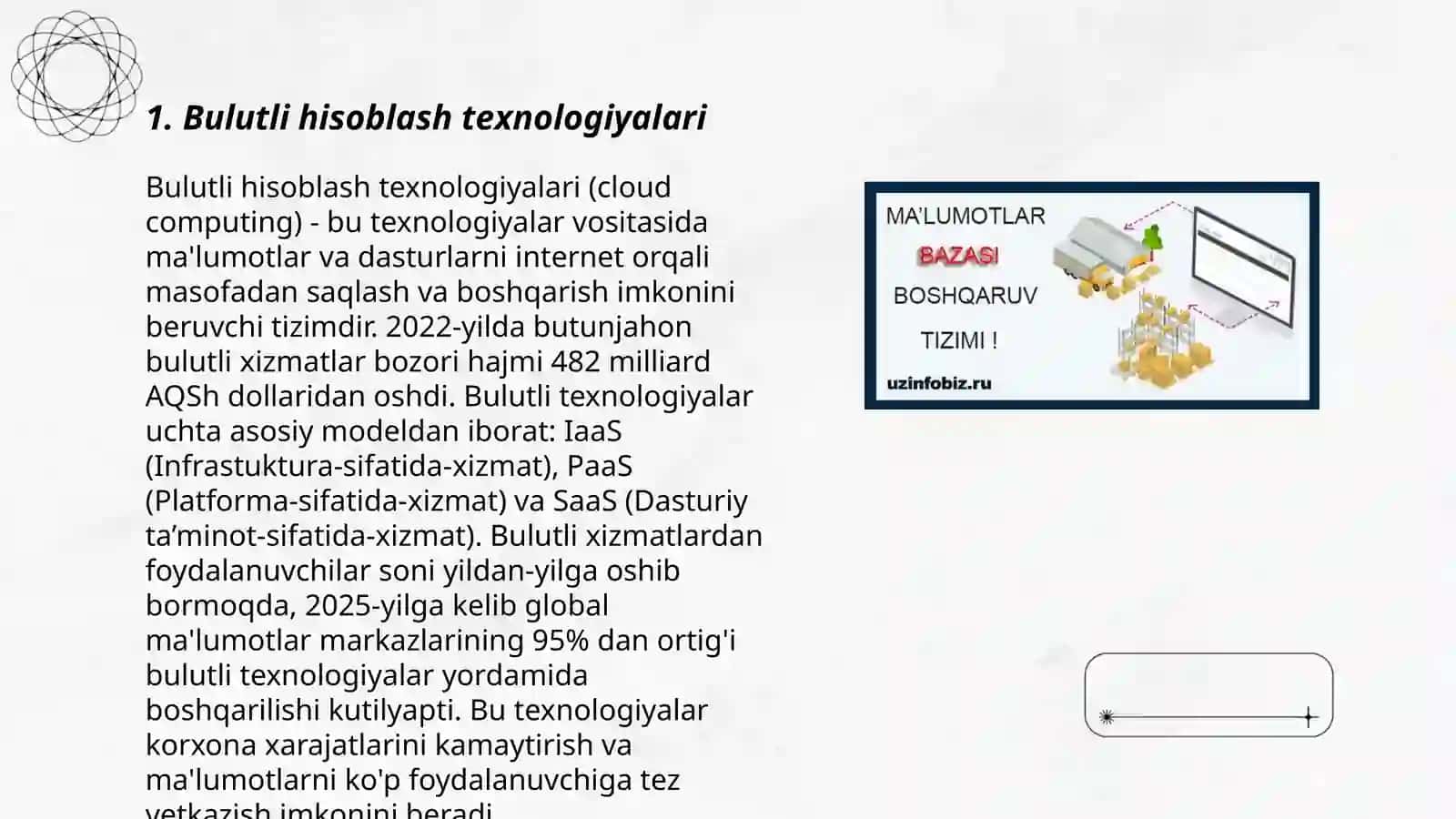 Bulutli hisoblash texnologiyalari 3