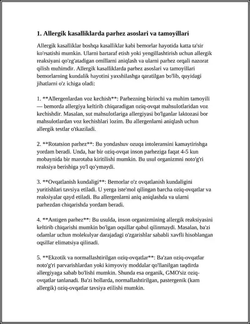 ALLERGIK KASALLIKLARDA PARHEZ BN DAVOLASH 3