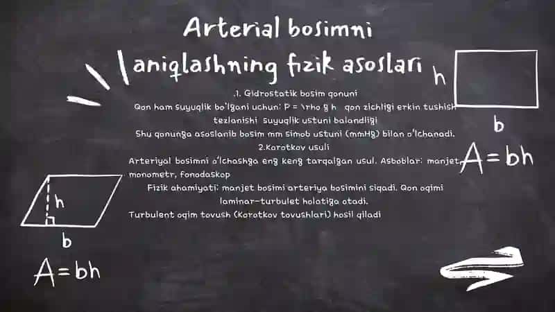 ARTERIAL BOSIMNI ANIQLASHNING FIZIK ASOSLARI. PULS TO‘LQINI 3