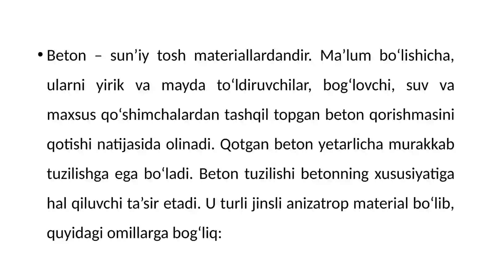 slayd beton xossalari 3