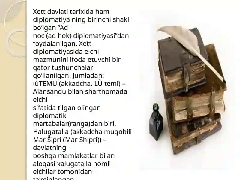 Xettlarda elchilar,choparlar va kotiblar 3