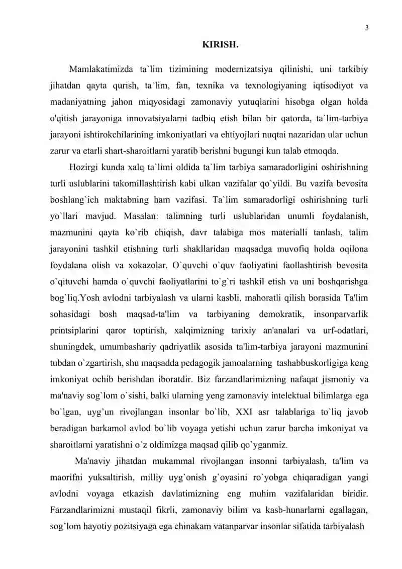 Tipik masalalar bilan ishlash metodikasi. 3