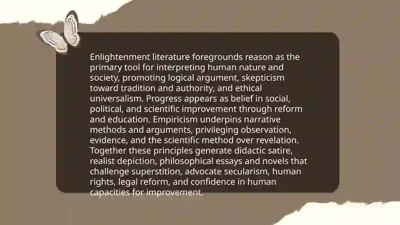 The age of enlightenment in world literature 3
