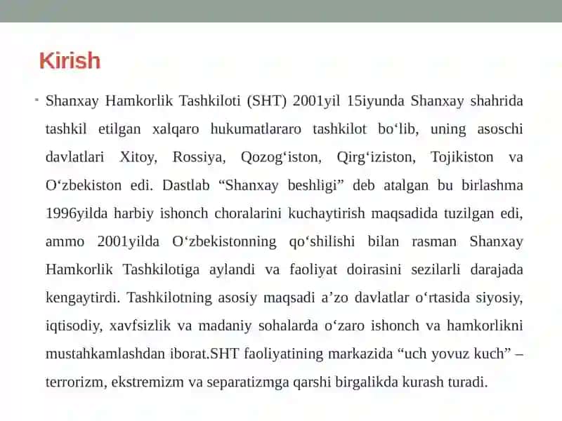 Shanxayhamkorlik Tashkiloti 3