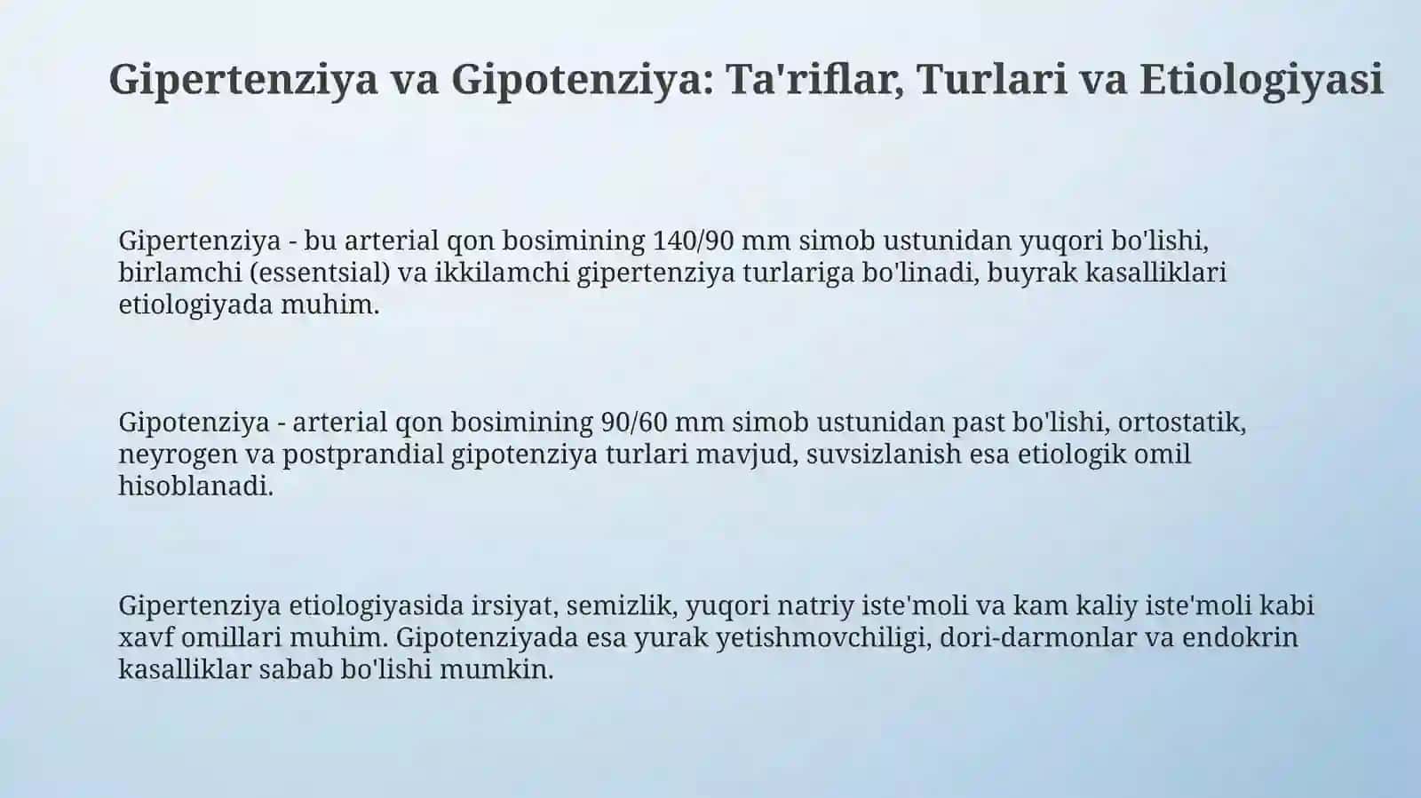 Gipertoniya va gipotoniya muammolari 3