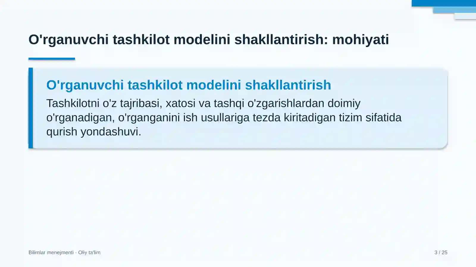 Kiberxavfsizlik sohasida o'rganuvchi tashkilot modelini shakllantirish 3