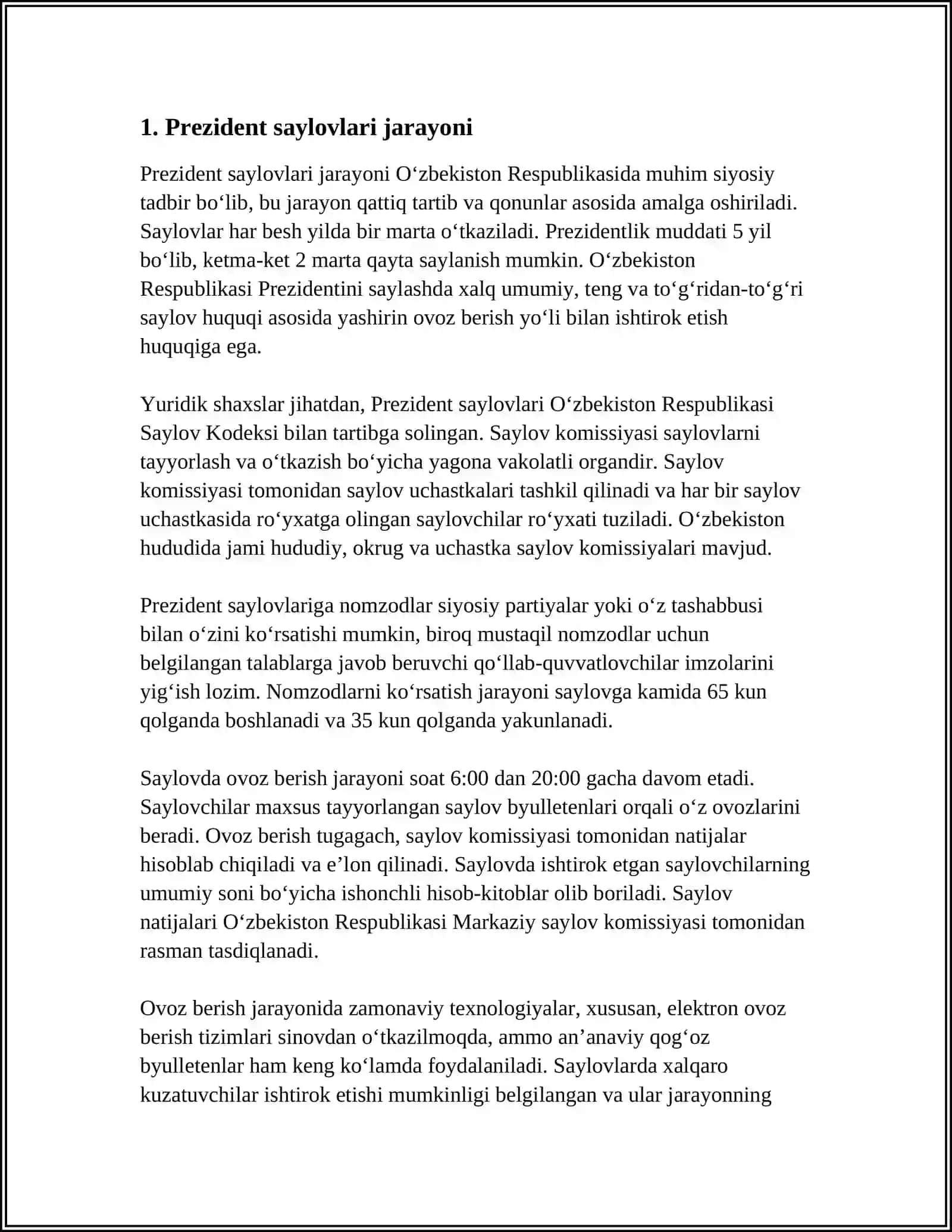 O'ZBEKISTONDAGI SIYOSIY YANGILIKLAR 3