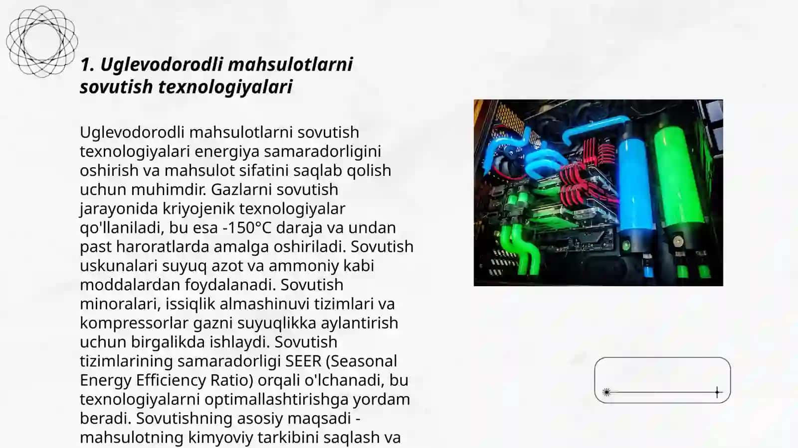 Uglevodorodli maxsulotlarni sovutish jarayonini tadqiq etish 3